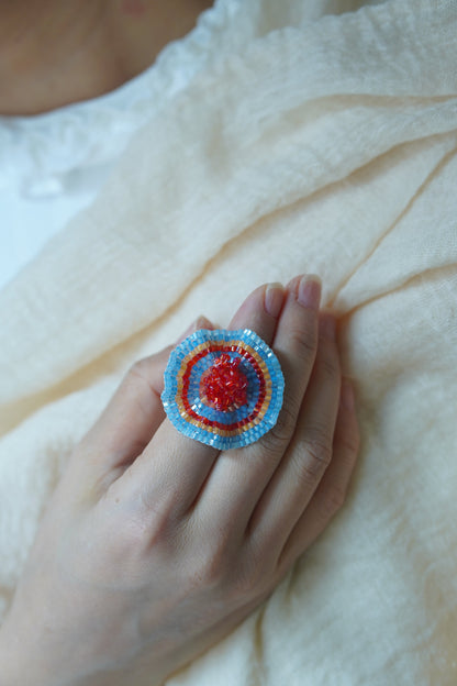 Handmade Vacation Seed Beaded Earrings