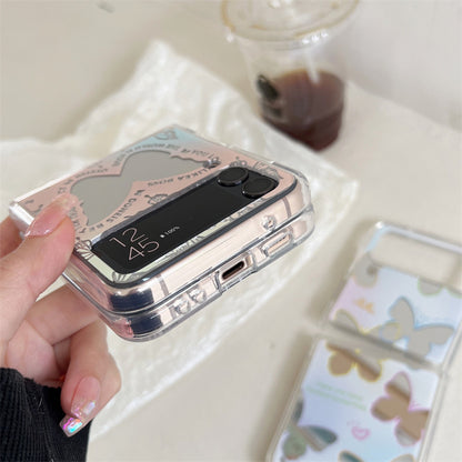 Butterfly Galaxy Z-Flip 3/4 mirror phone case
