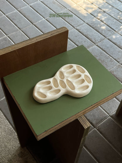 Unique Shape Handcrafted Ceramic Ring Holder
