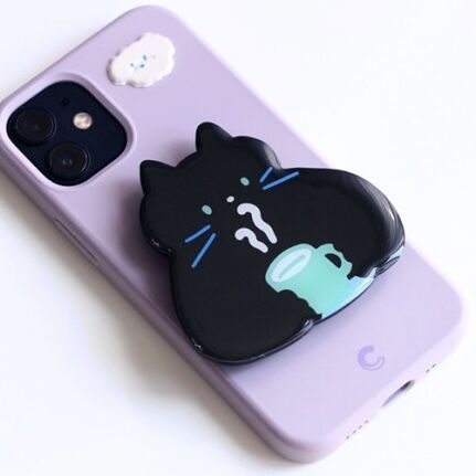 The Tucked Hand Kitten Phone Stand