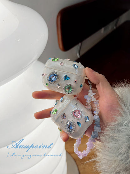 Gemstone Studded AirPods Case