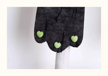 Grumpy Black Cat Convertible Backpack | Bag | Three Fleas