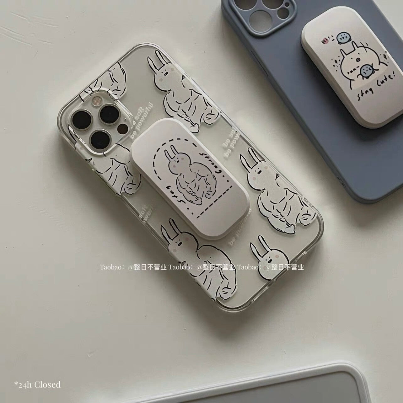 Muscle Bunny Phone Case
