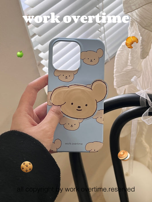 Blue Cute Puppy Phone Case