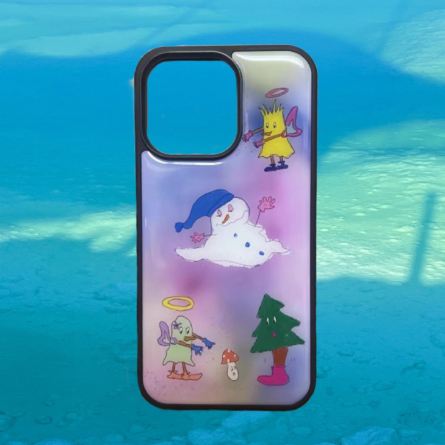 Melted Snowman Phone Case