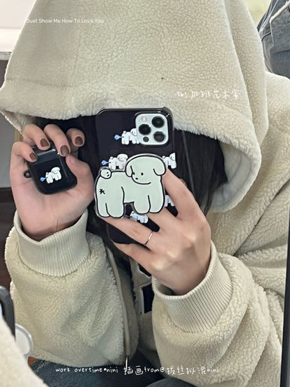 Funny Fart Puppy AirPods Case