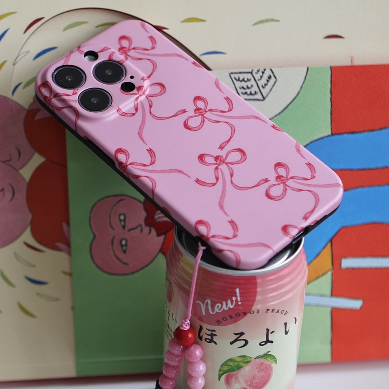 Gentle Pink Bow Phone Case