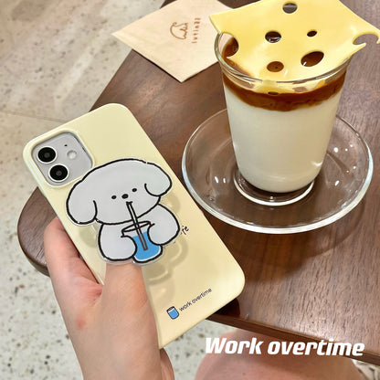 Healthy Drinking Water Puppy Phone Case