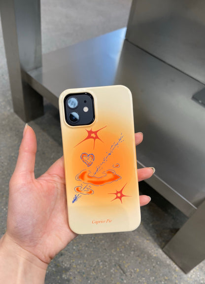 Coup De Foudre Orange Gradient Phone Case