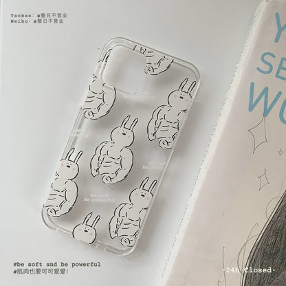 Muscle Bunny Phone Case