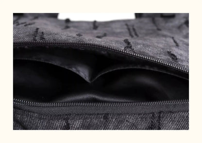 Grumpy Black Cat Convertible Backpack | Bag | Three Fleas