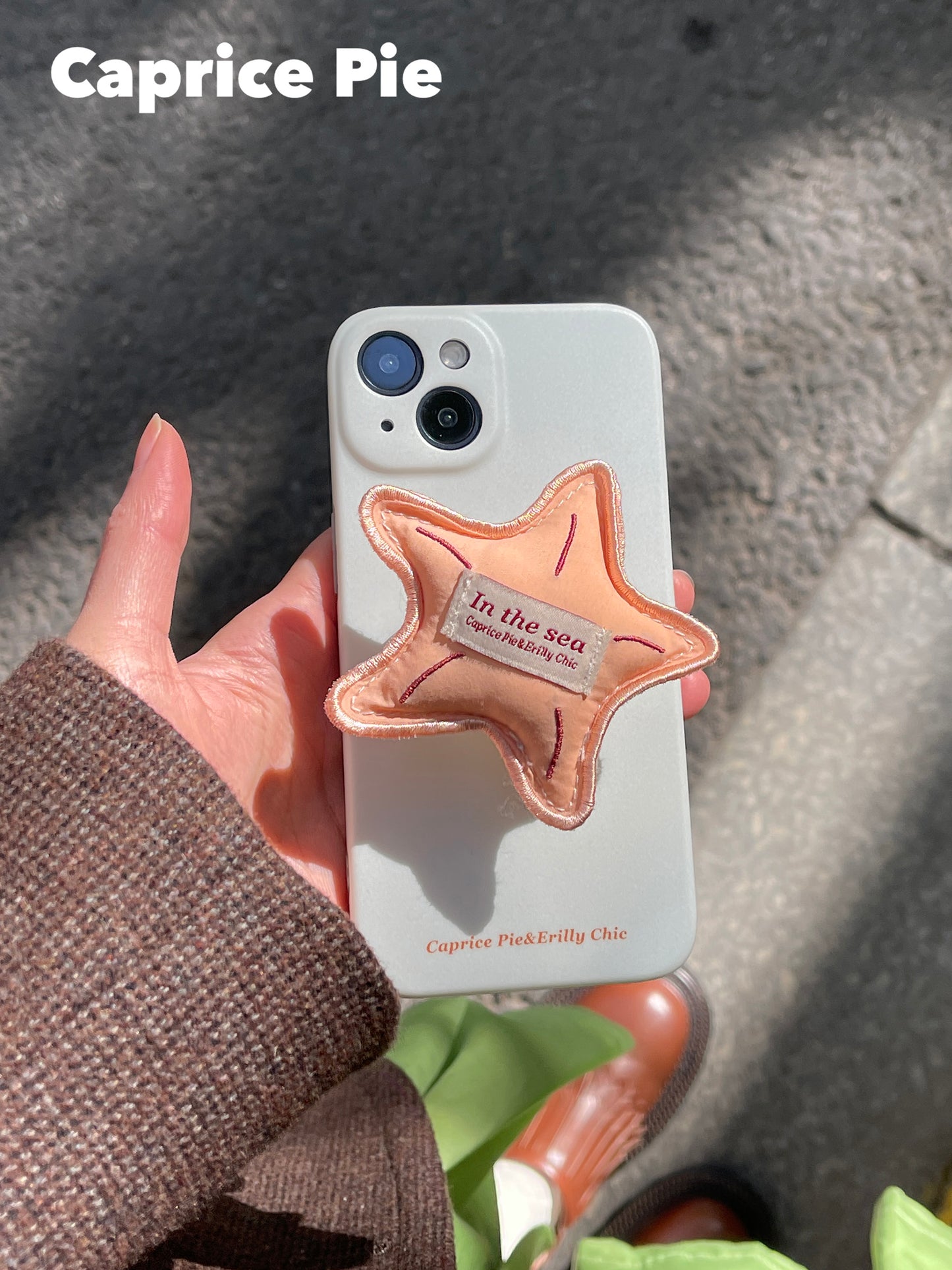 Starfish and Shell Shape Creative Matte Phone Case
