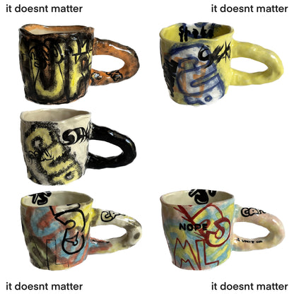 「 Original」Creative Graffiti Handmade Ceramic Cup