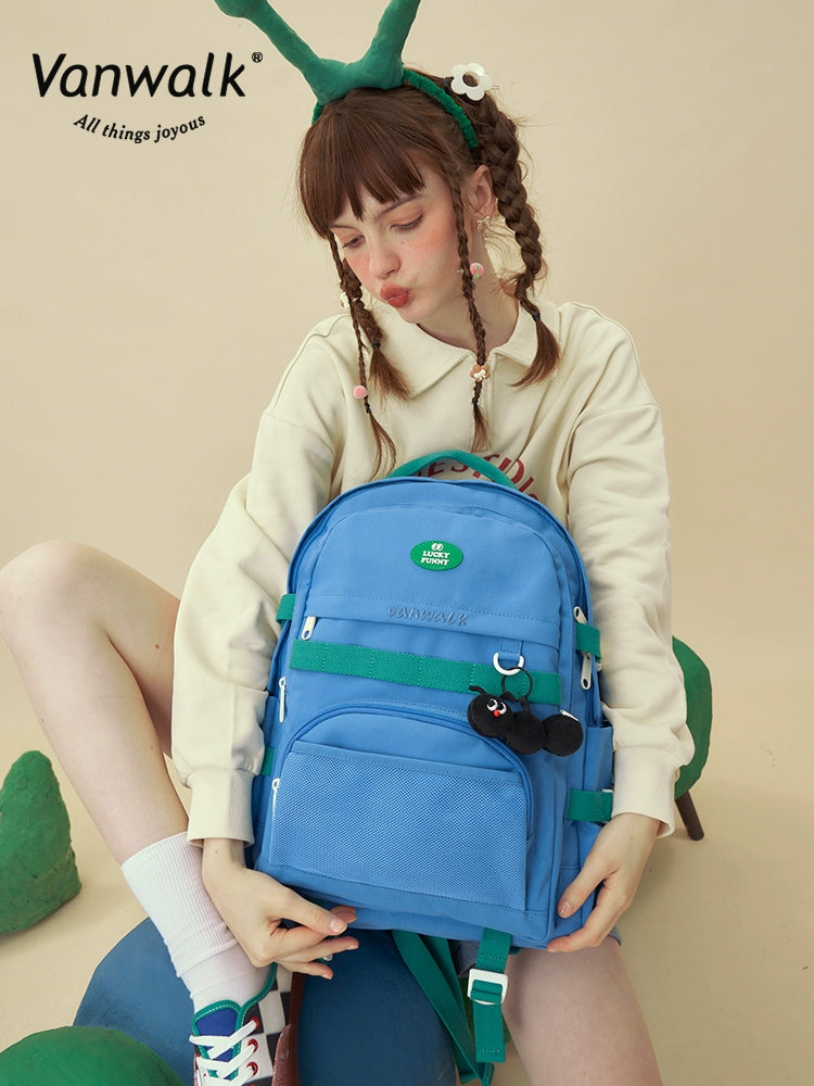 Spring Pack Backpack Spring Park Caterpillar Large Backpack | Bag | Three Fleas
