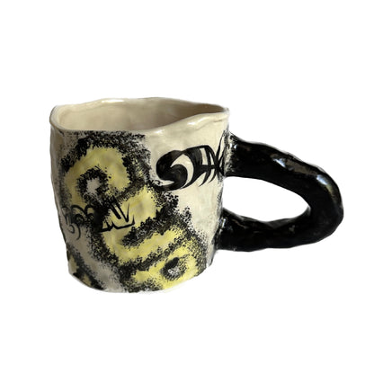 「 Original」Creative Graffiti Handmade Ceramic Cup