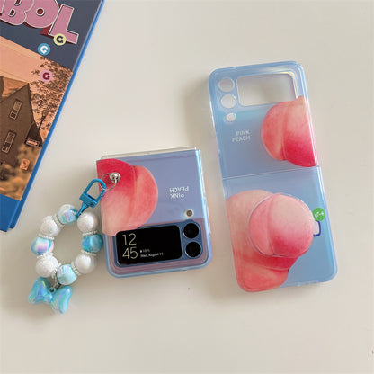 Sweet Peach Galaxy Z Flip3/4 Phone Case