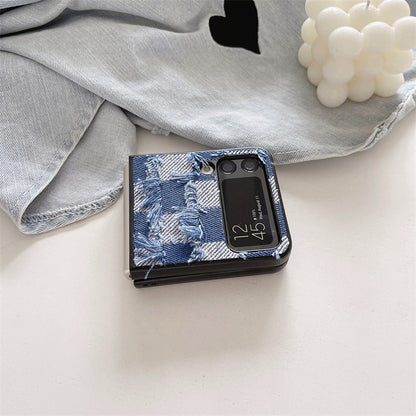 Y2k Tassel denim Galaxy Z-Flip 3/4 phone case
