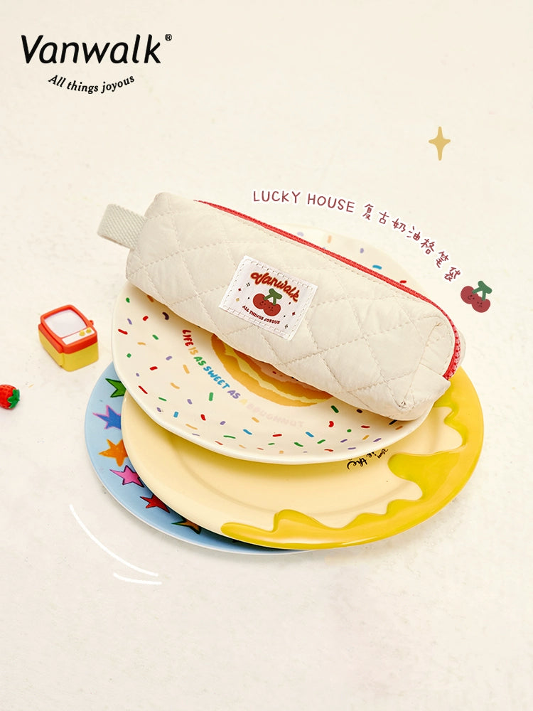 Lucky House Cherry Pencil Bag