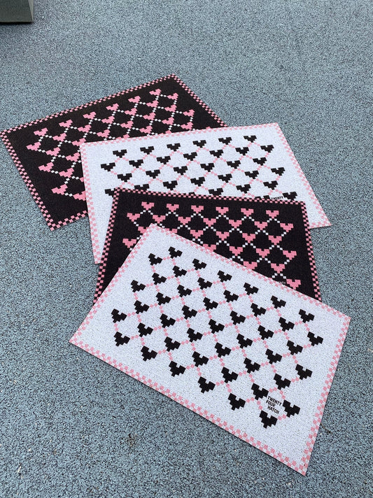 Love Mosaic Mats