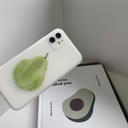 Green Pear Phone Case | iPhone Case | Three Fleas Green Pear Phone Case | iPhone Case | Three Fleas