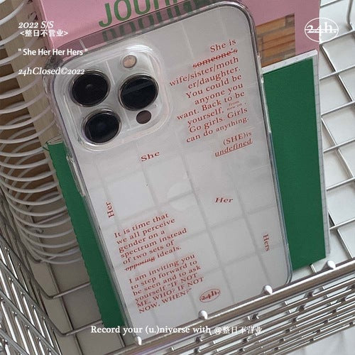 She Is Undefined Phone Case