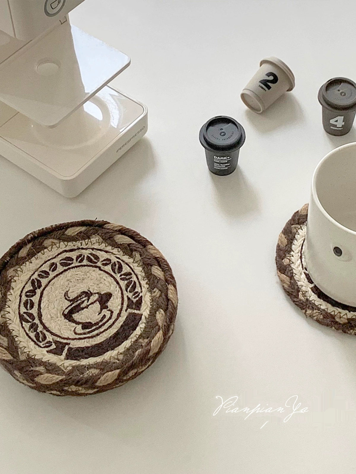Hand-Woven Coasters