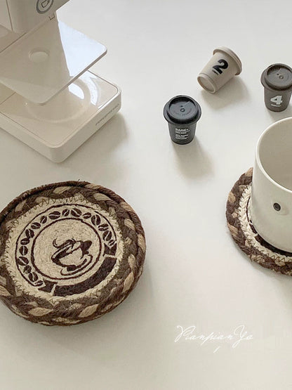 Hand-Woven Coasters