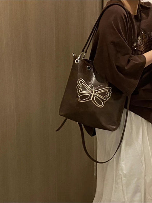 Vintage Butterfly Shoulder Crossbody Bag