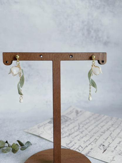 Original Winding Lily of the Valley Earrings