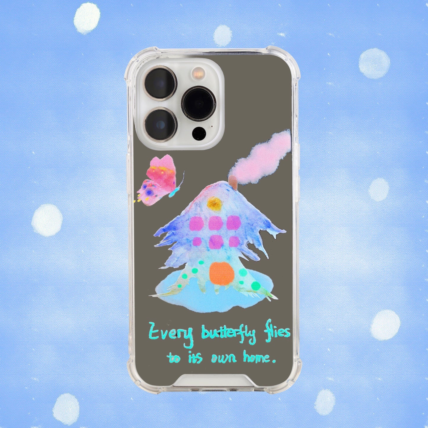 「Original」Go home butterfly mirror phone case