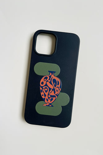 Embossed Abstract Vase Degradable Phone Case