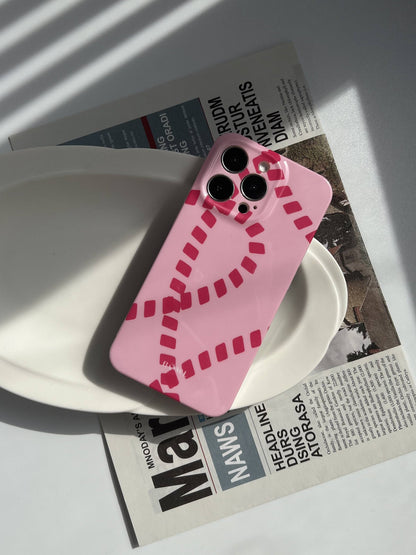 Pink Baseball Phone Case
