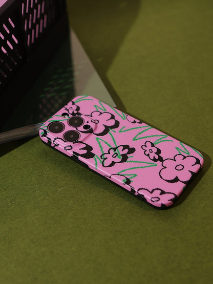 Pixel Flower Phone Case