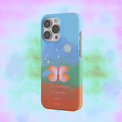 「Original」Butterfly‘s home matte phone case