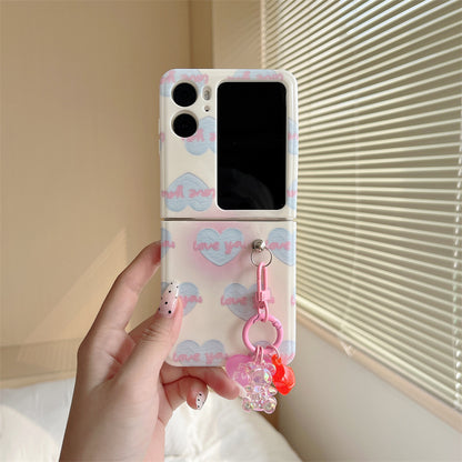 Simple sweet heart OPPO Find N2 Flip phone case