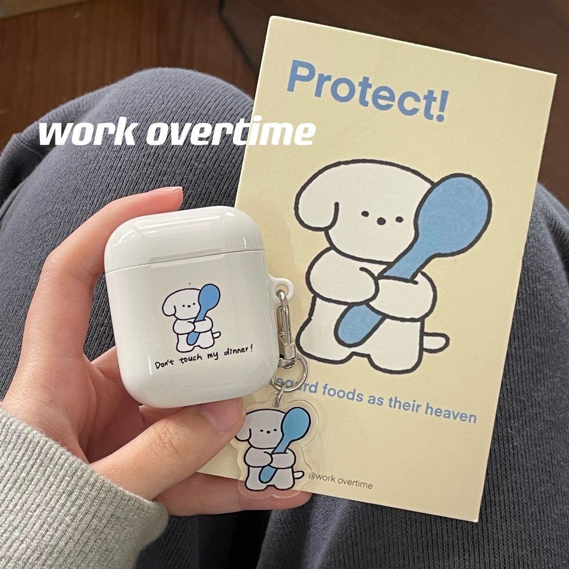 Puppy Eating AirPods Case