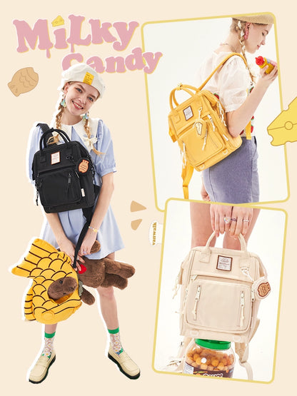 anello mini synthetic leather capillary backpack Milk Candy Backpack | Bag