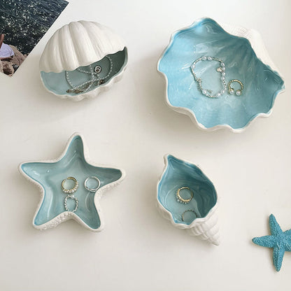 Ocean Ceramic Jewelry Storage