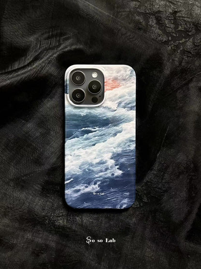 Ocean Waves Printed Phone Case