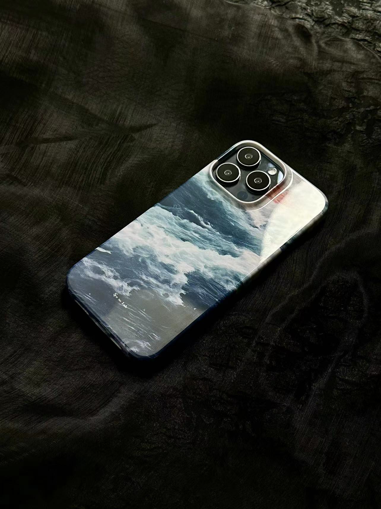 Ocean Waves Printed Phone Case