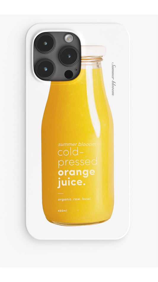 Orange Juice Printed Phone Case