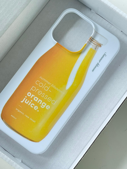 Orange Juice Printed Phone Case