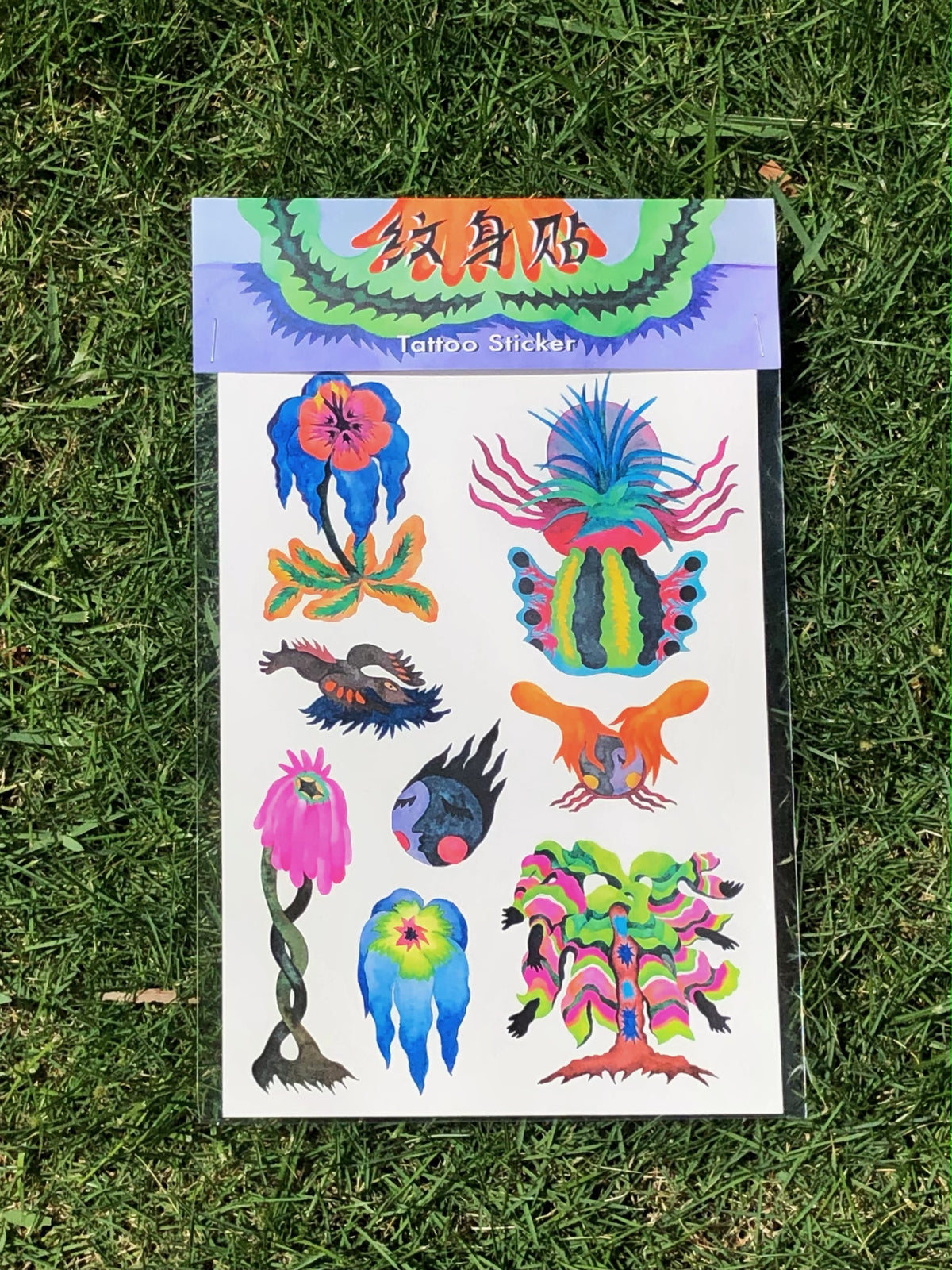 Original Design Magic Plants Waterproof Temporary Tattoo Stickers Set ...