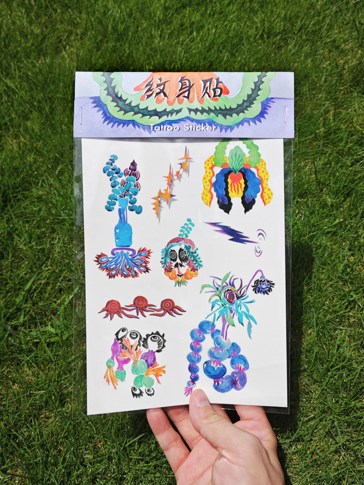 Original Design Magic Plants Waterproof Temporary Tattoo Stickers Set ...