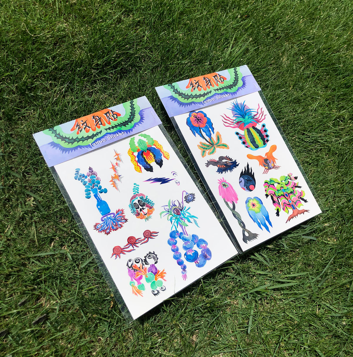 Original Design Magic Plants Waterproof Temporary Tattoo Stickers Set ...