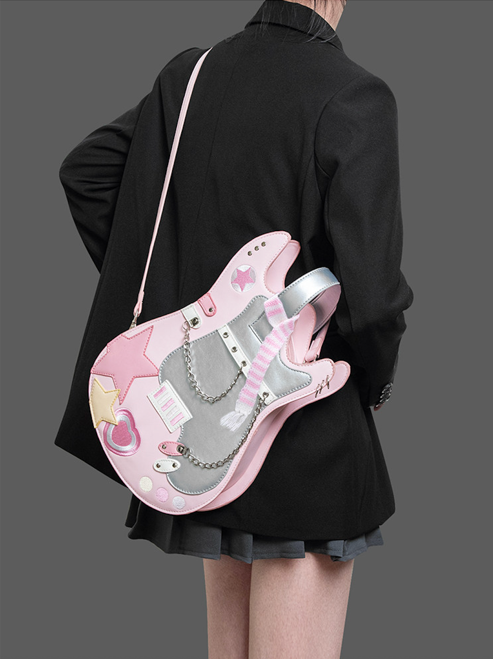 Original Guitar Shaped Star Backpack | Bag | Three Fleas