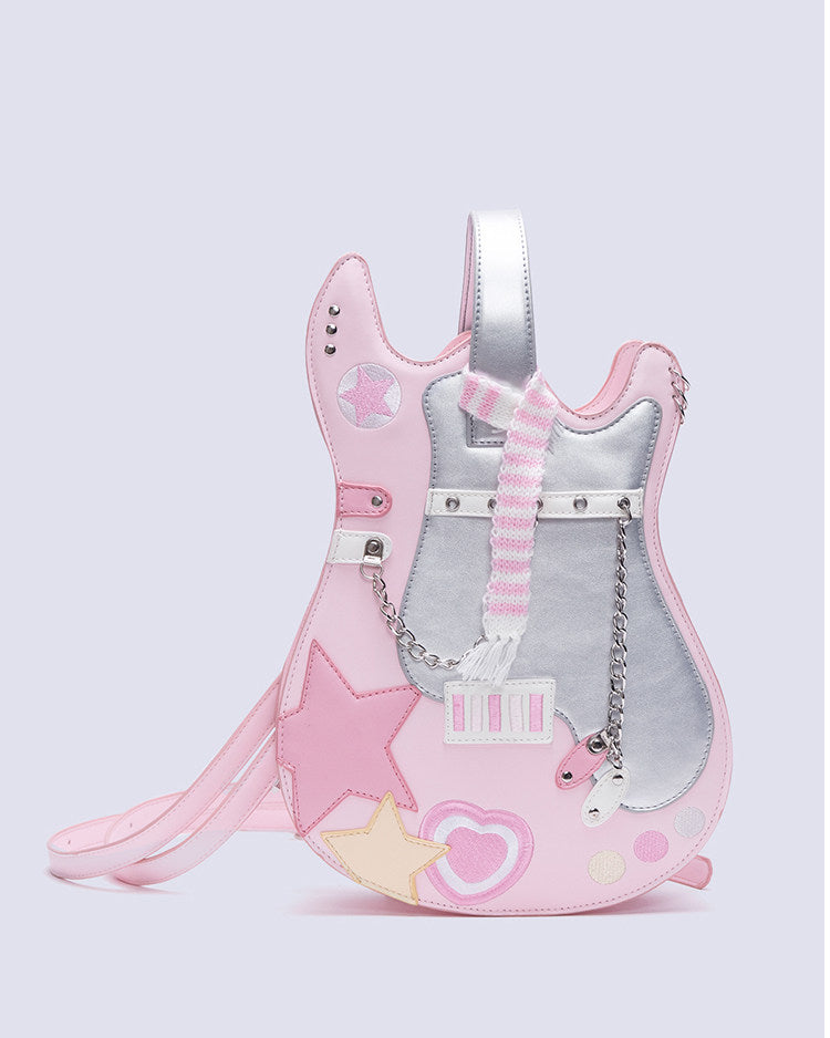 Original Guitar Shaped Star Backpack | Bag | Three Fleas