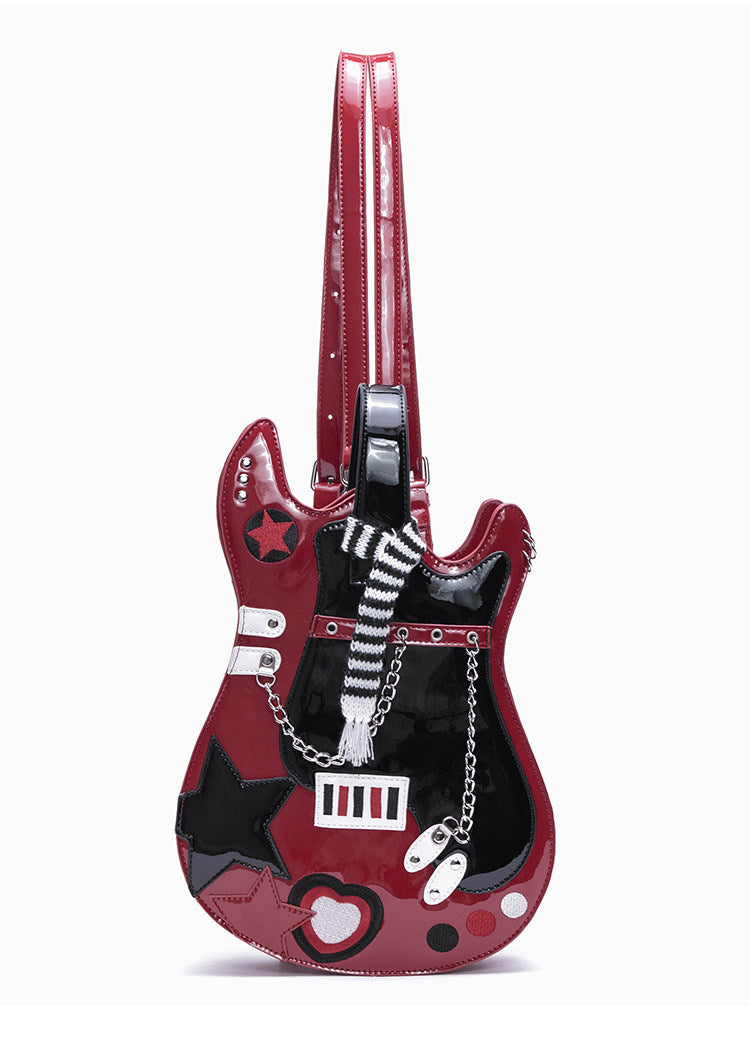 Original Guitar Shaped Star Backpack | Bag | Three Fleas