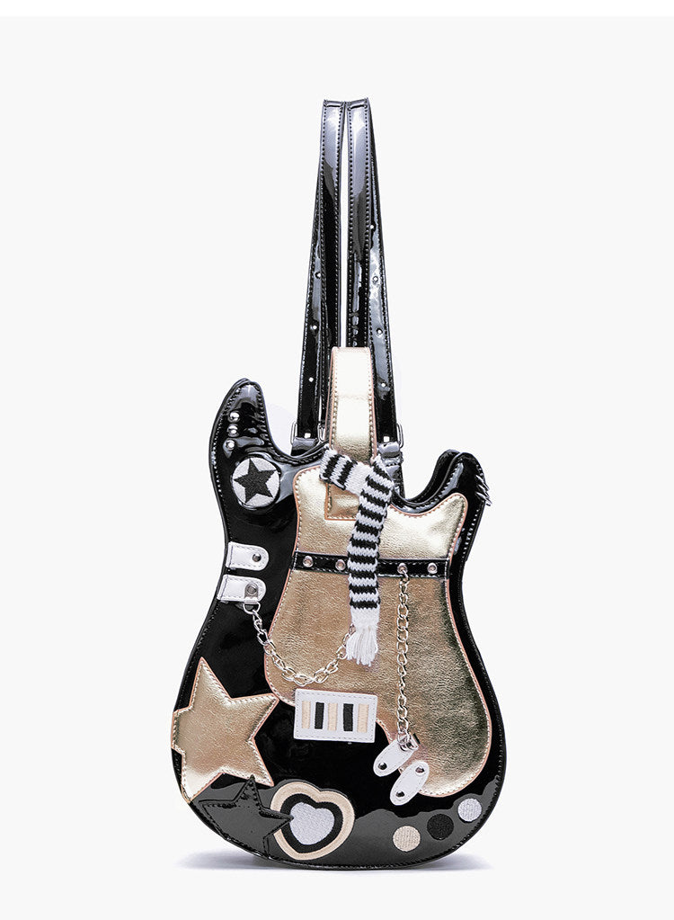 Original Guitar Shaped Star Backpack | Bag | Three Fleas