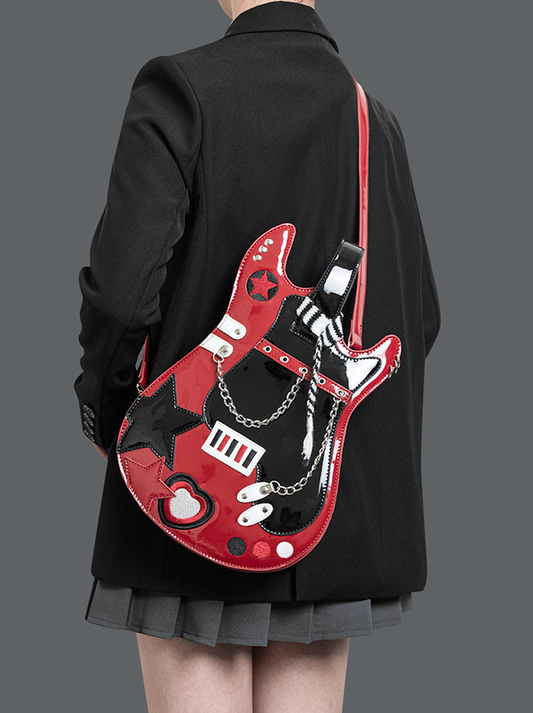 Original Guitar Shaped Star Backpack | Bag | Three Fleas